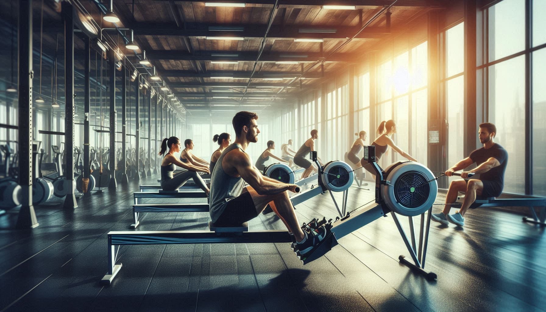 benefícios do simulador de remo